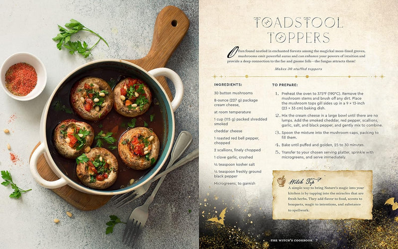 The Witch's Cookbook: 50 Witchcraft-Inspired Recipes for a Magical Halloween Feast