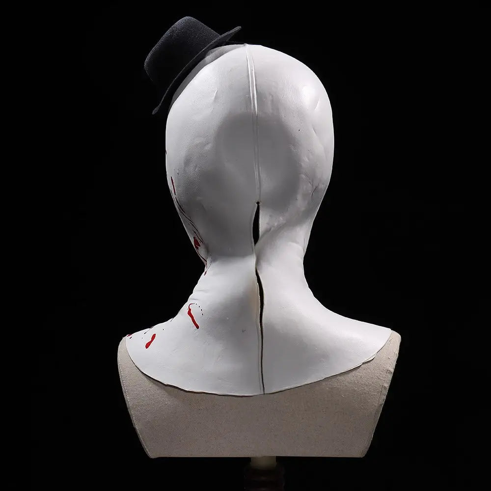1Pc Clown Halloween Mask, Cool Blood Nose Stud Hat Clown Mask, Scary Revenant Clown Headgear, Perfect for Horror Costume Parties, Party Props, Party Photo Prop, Party Face Masks, Mask Cosplay