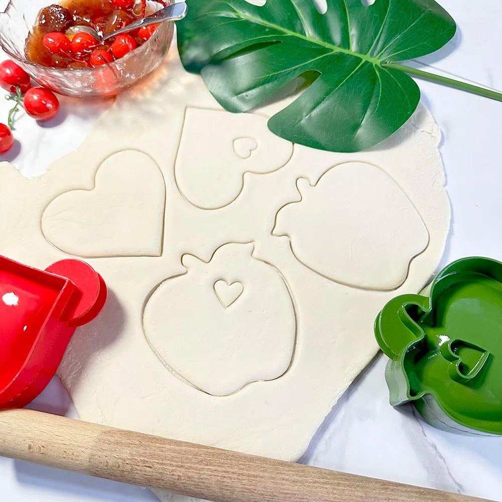 Fall Hand Pie Molds Set Mini Dough Press Pie Mould Tools Christmas Halloween Pumpkins Baking Apples Pie Making Molds for Kitchen