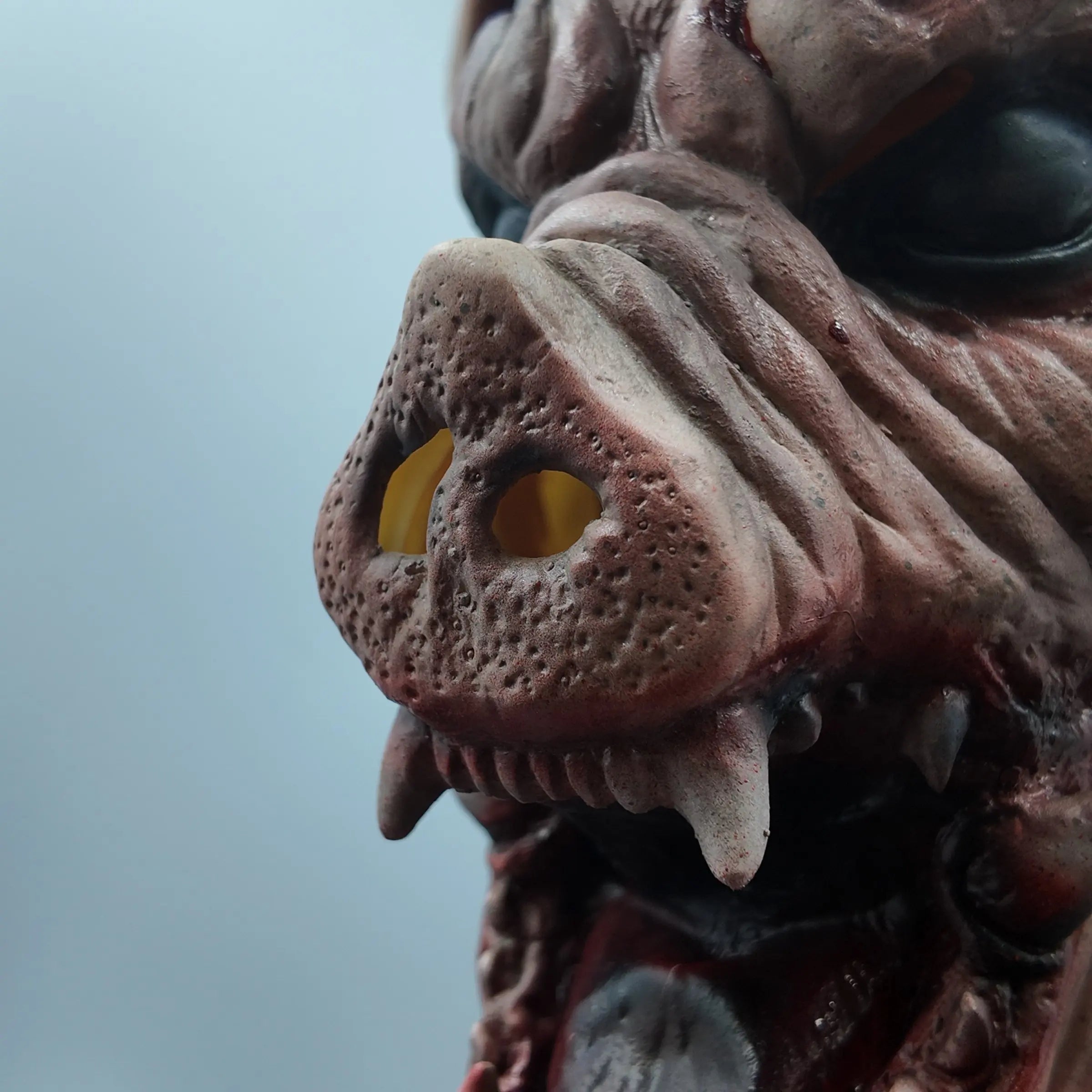 Horror Zombie Pig Latex Mask, Realistic Masks, Creepy Scary Realistic Bloody Mouth Design, Adult Halloween Cosplay, Haunted House Party Prop, Party Supplies, 1 Piece