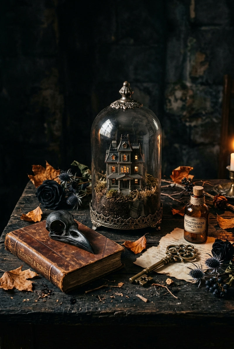 Atmospheric gothic scene